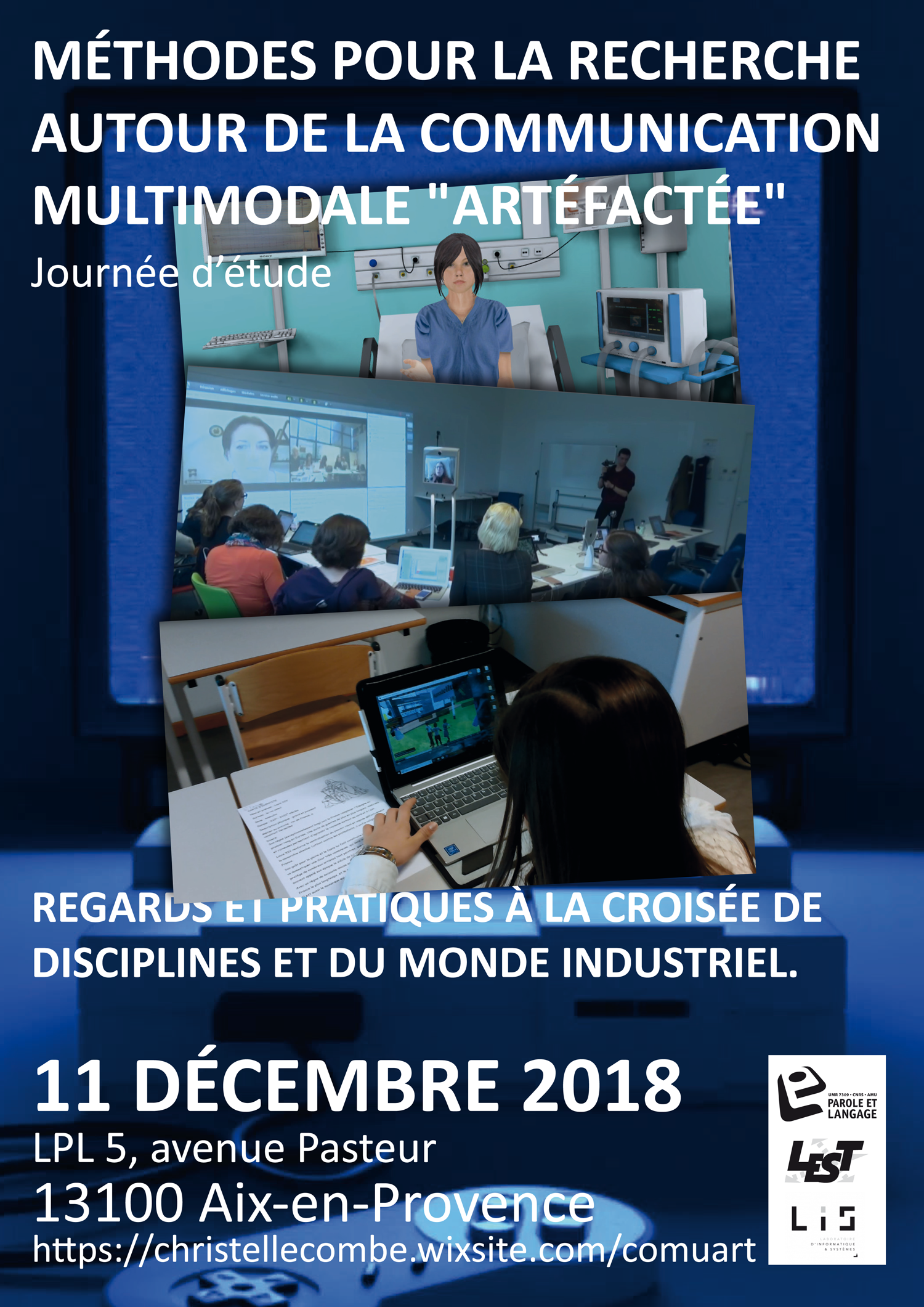 Journée d’étude “Méthodes pour la recherche autour de la communication multimodale ‘artéfactée'”