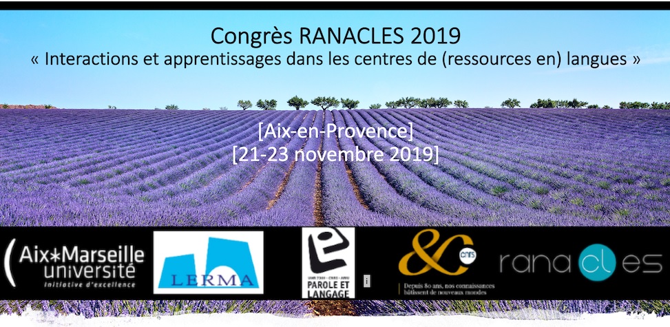 Appel à communications : Congrès RANACLES – 21-23 novembre 2019