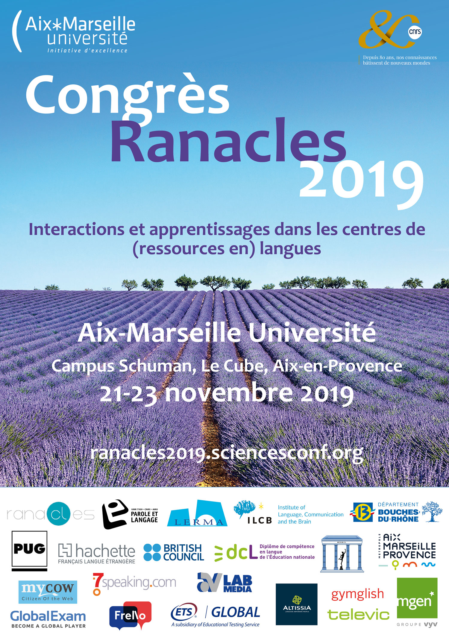 Aix accueille le 27e Congrès RANACLES du 21 au 23 novembre 2019