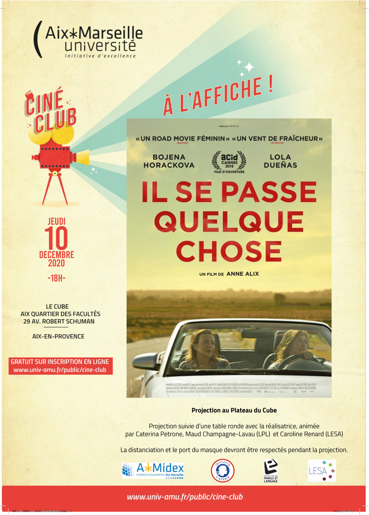 Projection du film « Il se passe quelque chose »