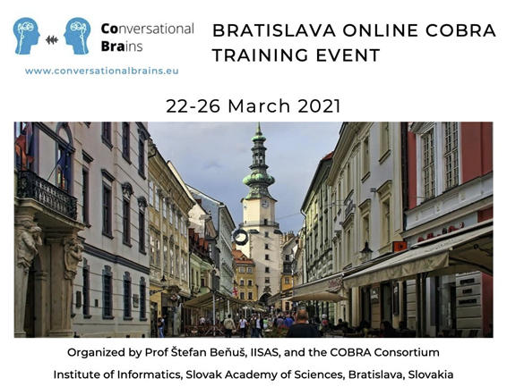 Retour sur le Bratislava Online COBRA Training Event.. et perspectives !