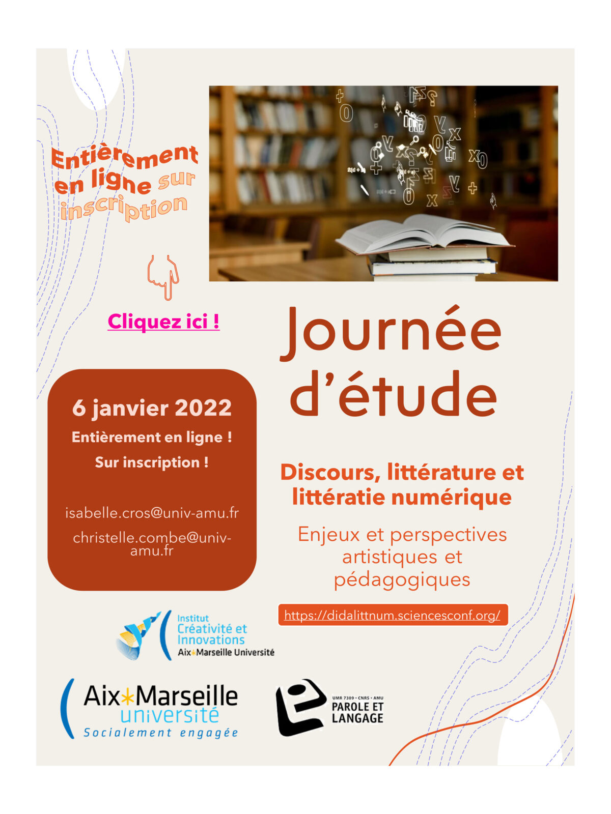 La journée d’étude “Discours, littérature et littératie numérique” marque la rentrée scientifique du LPL