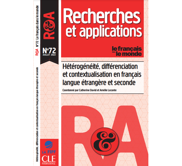 Hétérogénéité, différenciation et contextualisation en français langue étrangère et seconde