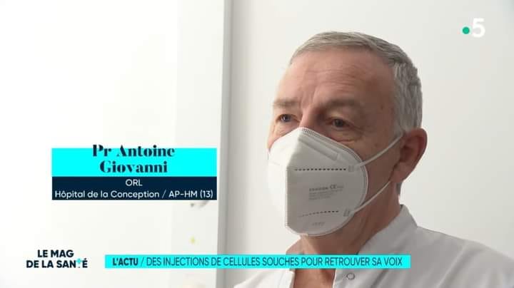 Des injections de cellules de souches pour retrouver sa voix