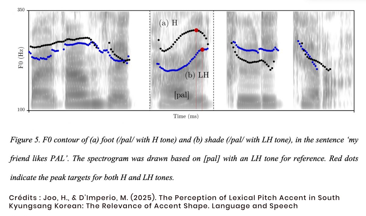 La perception de l’accent lexical dans la langue sud-coréenne de Kyungsang